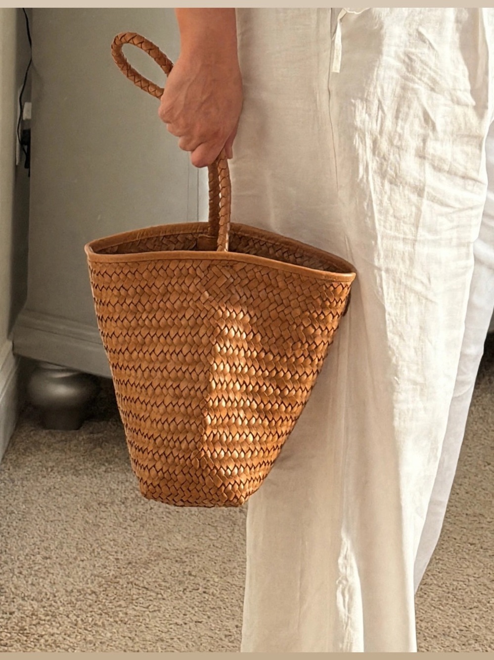 Madewell The Signature Woven Raffia Shoulder Bag